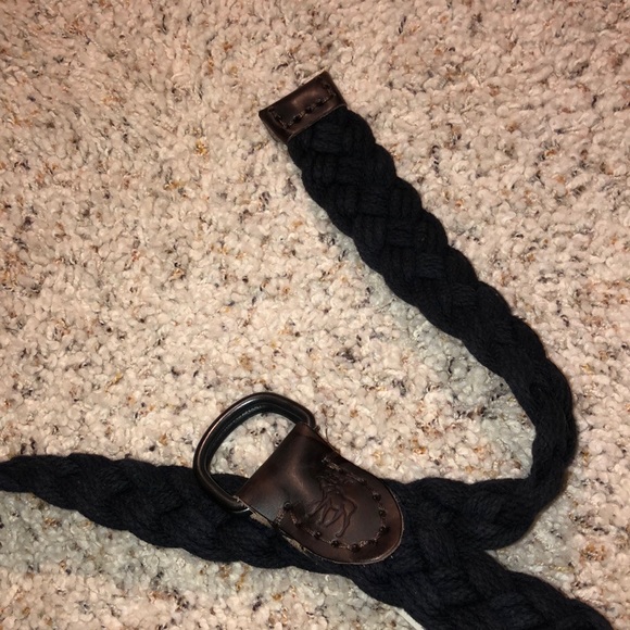 Abercrombie & Fitch Black Belt with Leather - Picture 1 of 3